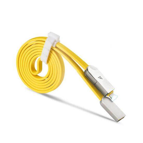 Cheese Style 2 In 1 Metal Charging Cable U1 120cm
