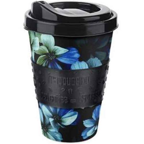 ჭიქა სილიკონით პლასტმასის 400მლ AP-9246