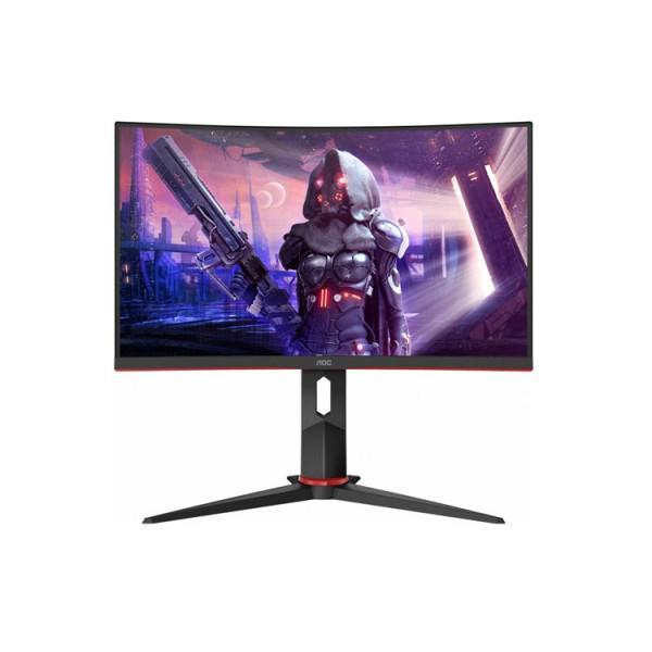 მონიტორი AOC C27G2U-BK 27 FHD VA 165Hz 1ms VGA 2xHDMI DP USB-Red
