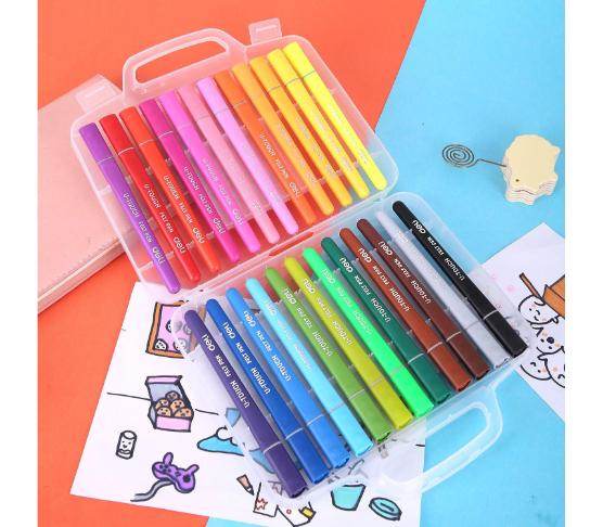 ფლომასტერების ნაკრები 24ფ school