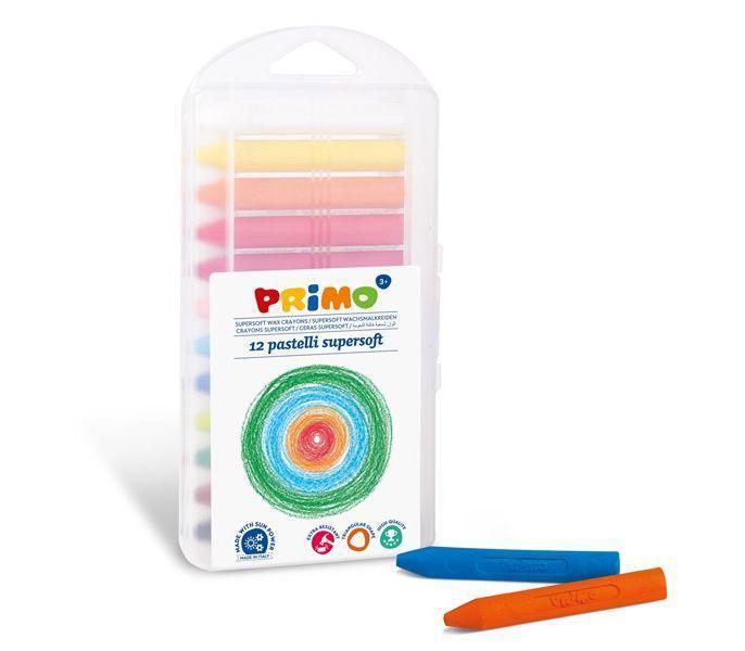 პასტელი PP box of 12 triangular wax crayons