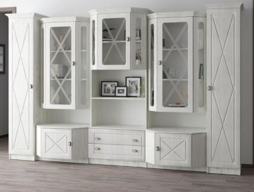 მისაღები ოთახის კედელი ანტეკი კომპლექტი