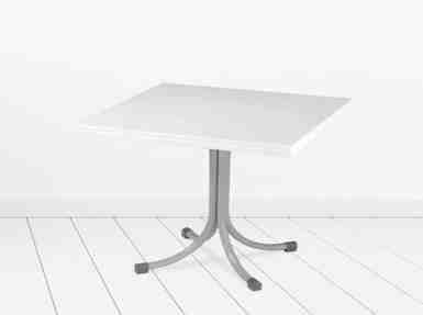 პლასტმასის მაგიდა LADIN CT055 თეთრი