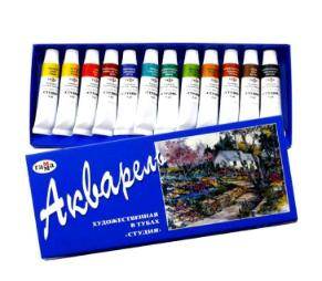 აკვარელი სამხატვრო 12ფ 9მლ ტუბა