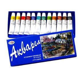 აკვარელი სამხატვრო 12ფ 9მლ ტუბა