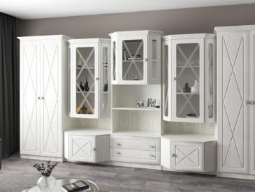 კედელი ანტეკი- ერთი ცალი ვიტრინით და 2ც- ორ პენლით — სურათი 1 2-დან