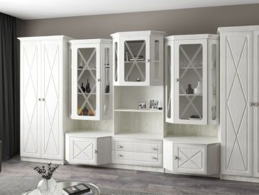 კედელი ანტეკი- ერთი ცალი ვიტრინით და 2ც- ორ პენლით