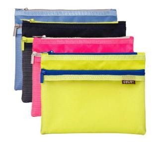 ჩანთა საკანცელარიო ზიპ ჩამკეტით A5