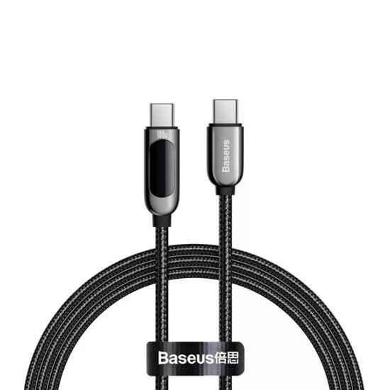 Display Fast Charging Data Cable Type-C to Type-C 100W 1m