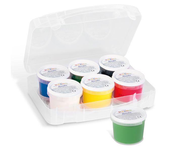 თითებით სახატავი საღებავი 6x100ml 6 ფერი art