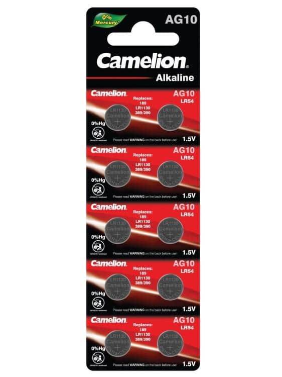 ელემენტი AG10-BP10 Alkaline LR54 10 ც
