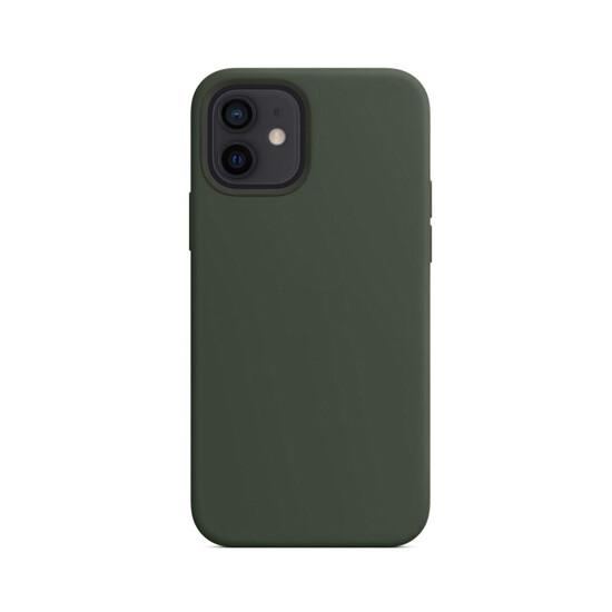 Coverage Silicon Case For Apple Iphone 12 Dark