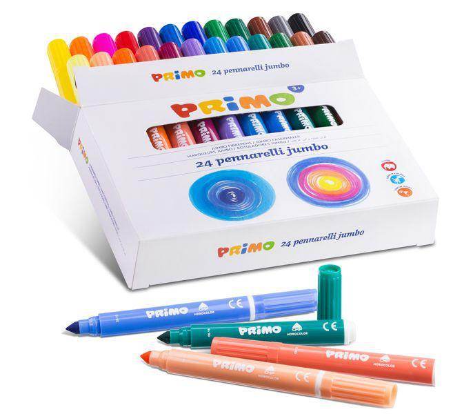 ფლომასტერების ნაკრები Set with 24 jumbo felt-tip pens