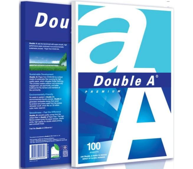 ქსეროქსის (საბეჭდი)ქაღალდი A4 80გრ (100ფ) Double A