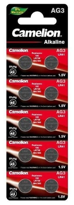 ელემენტი AG3-BP10 Alkaline LR41 10 ც