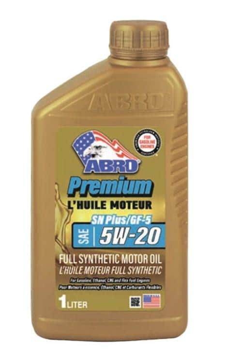 ძრავის ზეთი Full Synthetic Sae 5W-20 1 ლ