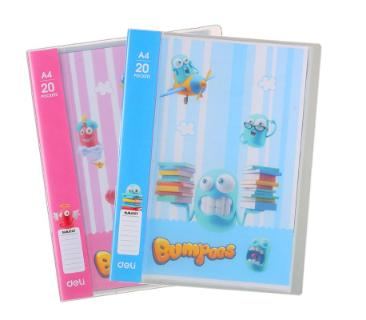 საქაღალდე პლასტიკური - 20 ფაილით საოფისე