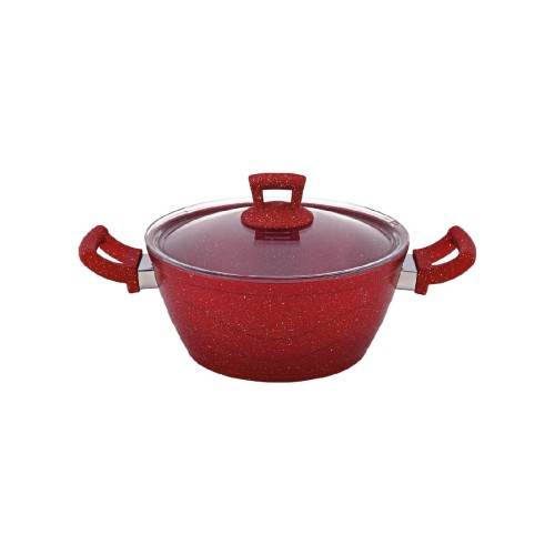 Hascevher Germantium 18x09 სმ ქვაბი წითელი 11263