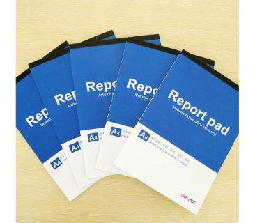 ბლოკნოტი A4 ზედა გასაშლელი ყდით 70 ფურცელი