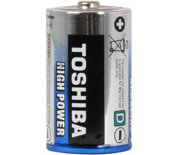 Toshiba Alkaline D ელემენტი 2ც შეკვრა