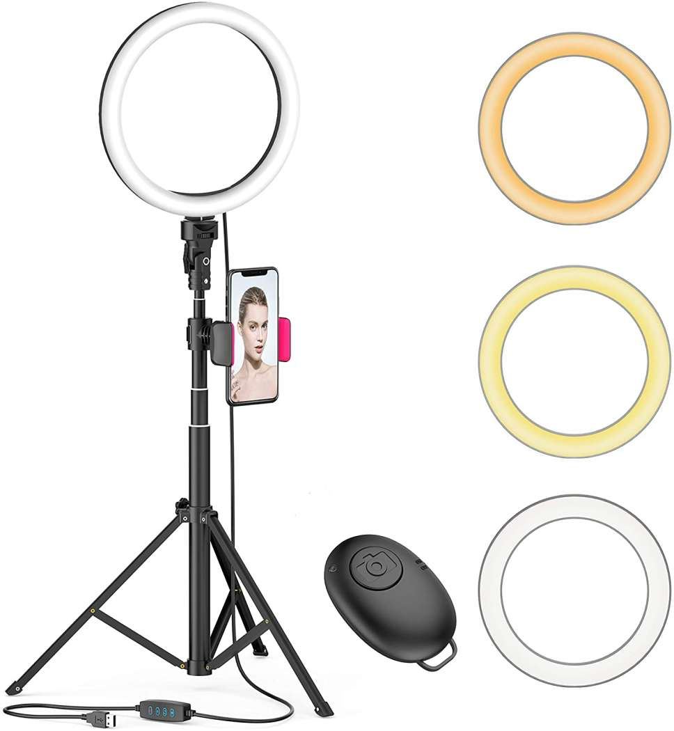 DONLYN Selfie LED Ring Light 10 inch