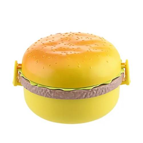 ჰამბურგერის ფორმის ლანჩ ბოქსი პლასტმასის AP-9080