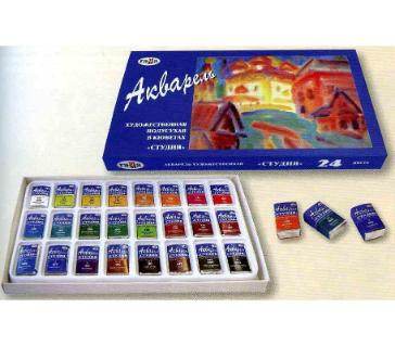 აკვარელი სამხატვრო 24ფ