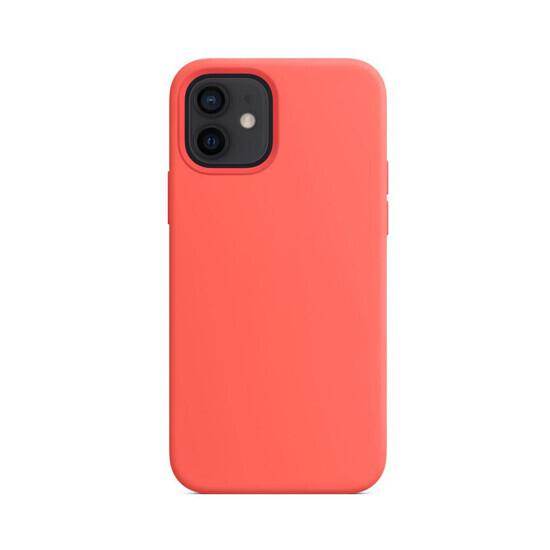 Coverage Silicon Case For Apple Iphone 12 Citrus