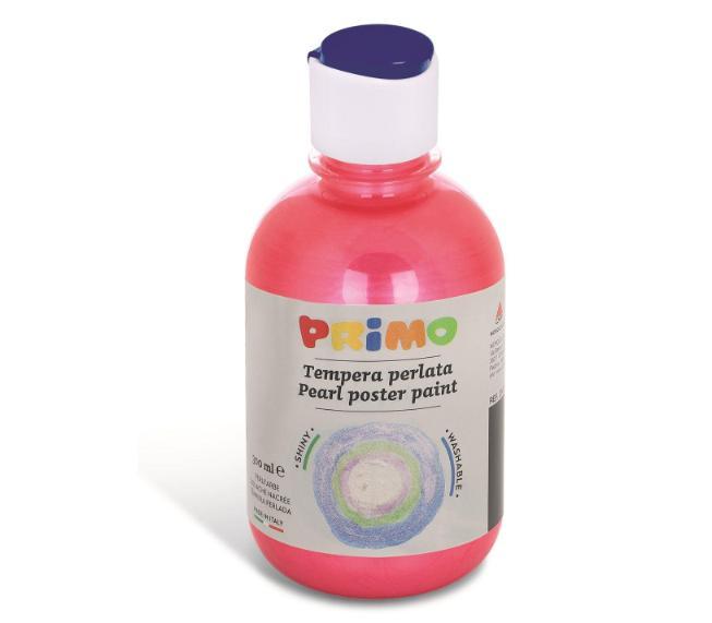 გუაში 234TP300300.P Ready-mix pearl poster paint bottle 300 ml with flow-control cap vermillion 300.