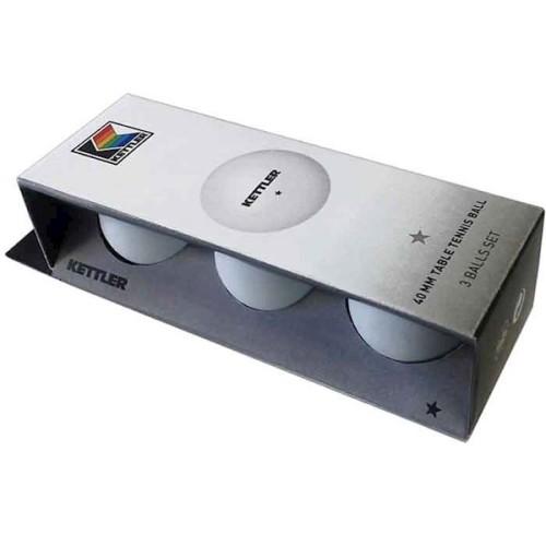 მაგიდის ტენისის ბურთი 3 ცალი KETTLER TT OUTDOOR
