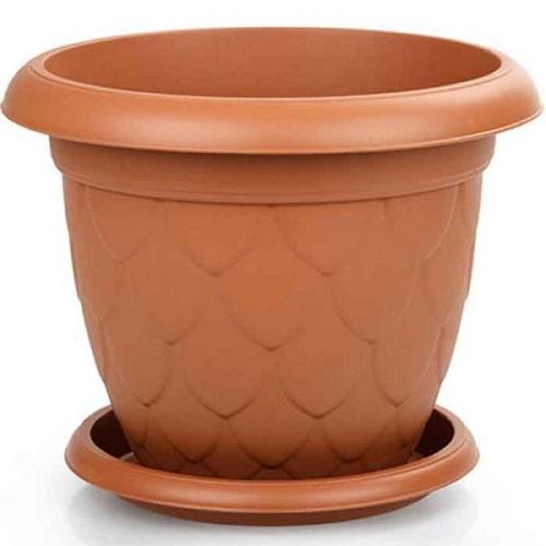 მცენარის ქოთანი პლასტმასი Serinova D008 19012