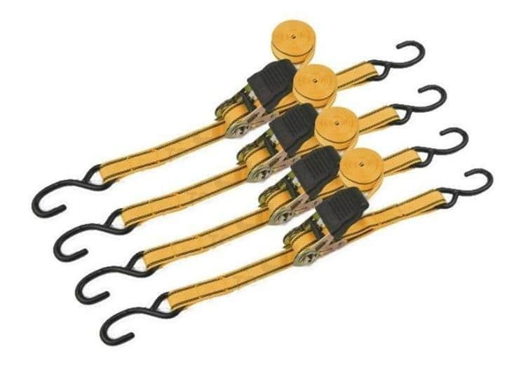 ნაკრები მოსაჭიმების ჭრიალათი Tolsen 25 მმ x 5 მ 4 ც