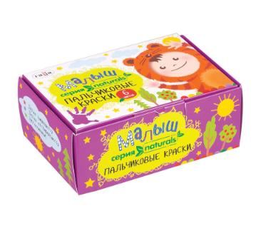 საღებავი თითებით naturals 6ფ 40გრ.