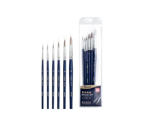 ფუნჯების ნაკრები 6ც სახატავი