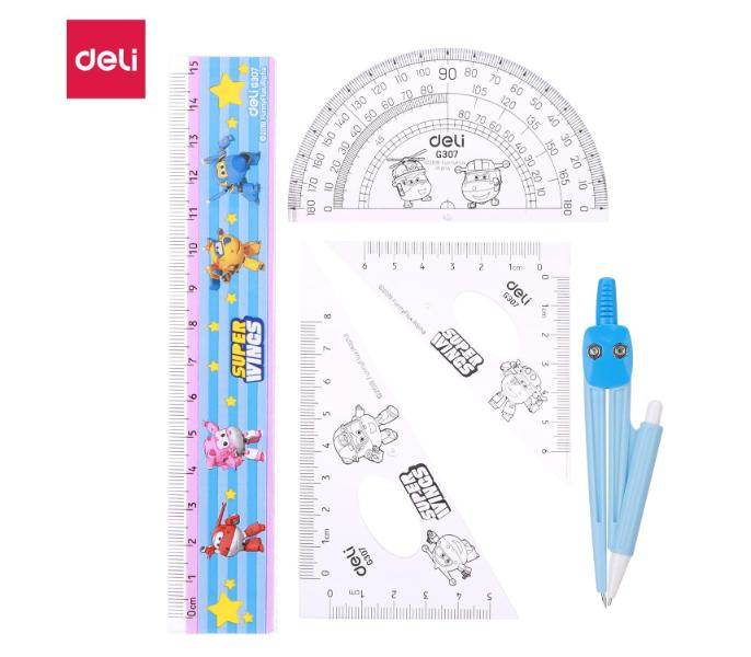 ფარგალი და სახაზავების ნაკრები 4ც EG30793